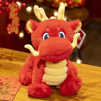 Roter Drache Kuscheltier