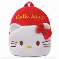 Roter Hello Kitty Rucksack Aus Plüsch