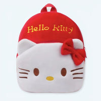 Roter Hello Kitty Rucksack Aus Plüsch