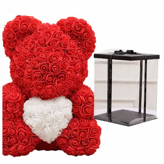 Roter Teddybär Als Liebesgeschenk
