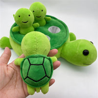 Schildkröte Mit Babys Kuscheltier