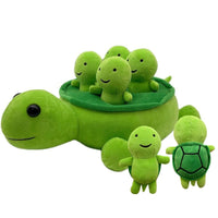 Schildkröte Mit Babys Kuscheltier
