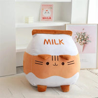 Schokomilch Katzen Plüschtier 42 cm