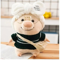 Schwarzes Kuscheltier Schwein