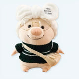 Schwarzes Kuscheltier Schwein