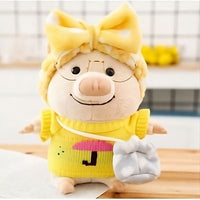 Schwein Kuscheltier Mit Gelbem Pullover