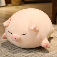 Schwein Kuscheltier Mit Geschlossenen Augen 40 cm