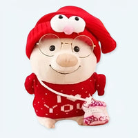 Schwein Kuscheltier Mit Pullover Und Liebesbotschaft