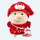 Schwein Kuscheltier Mit Pullover Und Liebesbotschaft