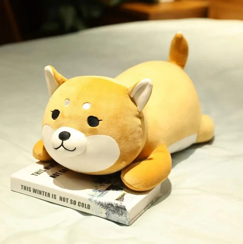 Shiba Inu Kuscheltier Orange Offene Augen 35 cm