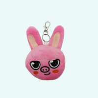 SKZOO Changbin Rosa Hase Plüsch Schlüsselanhänger