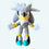 Sonic Kuscheltier Silver