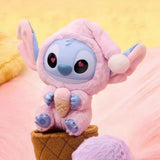 Stitch Kuscheltier Im Labubu Stil Erdbeere