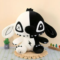 Stitch Plüschtier Schwarz Weiß
