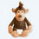 Affe Kuscheltier Aus Stoff Braun