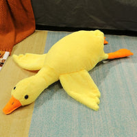 Stofftier Ente 160 cm Gelb