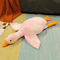 Stofftier Ente 160 cm Rosa