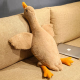 Stofftier Ente 160 cm Braun