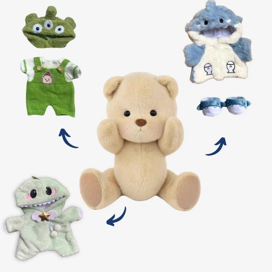 Teddybär Im Alien Kostüm