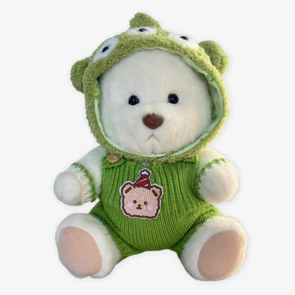 Teddybär Im Alien Kostüm Weißer Bär