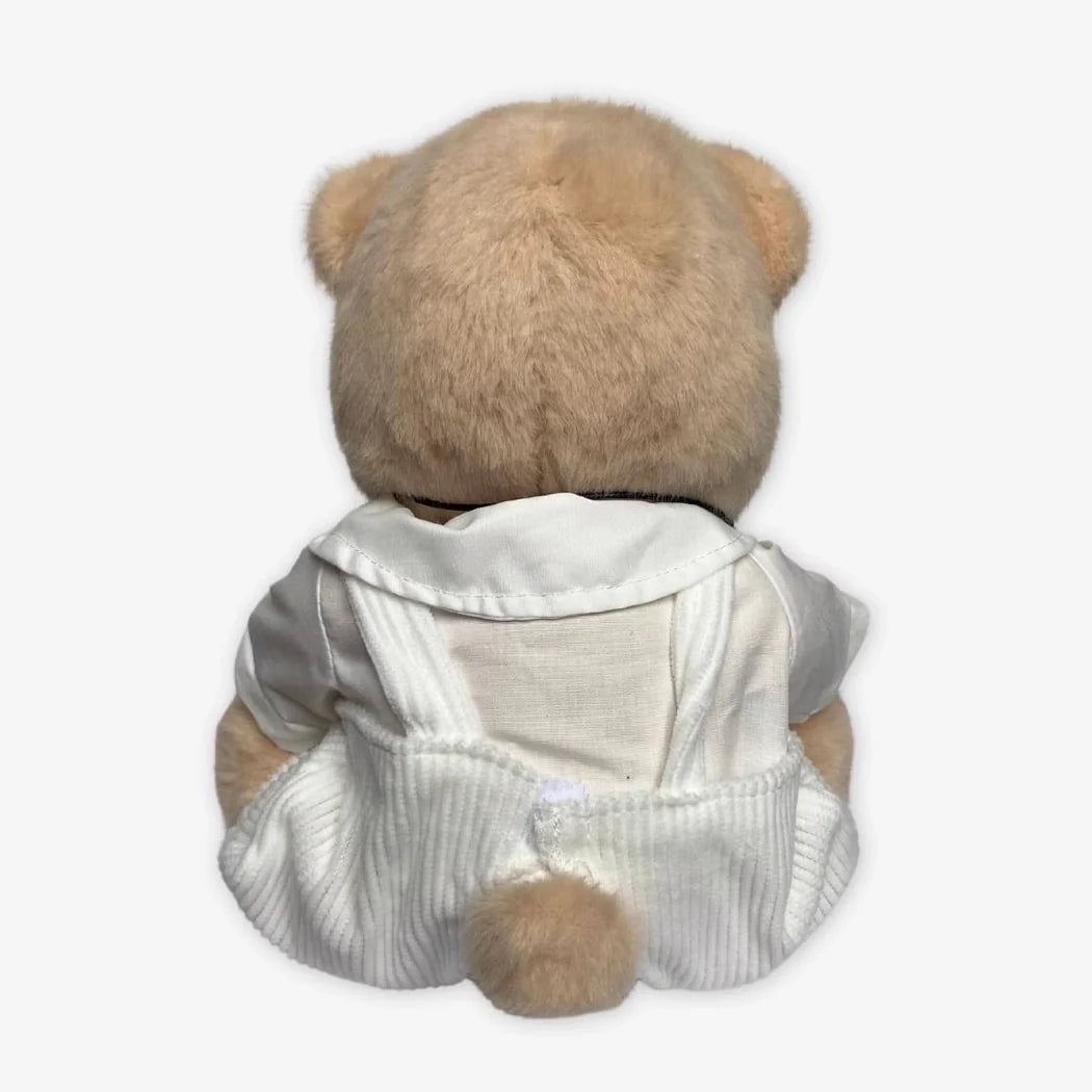 Teddybär Im Weißen Overall