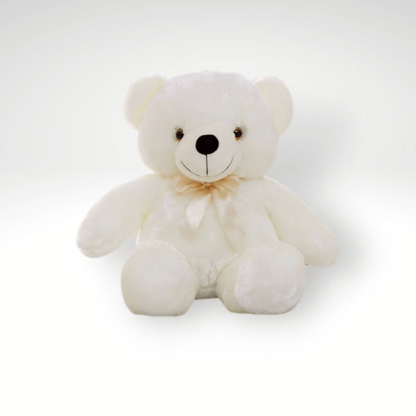 Teddybär Kuscheltier Mit Licht 45 cm Weiß