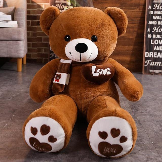 Teddybär Kuscheltier 100 cm Braun