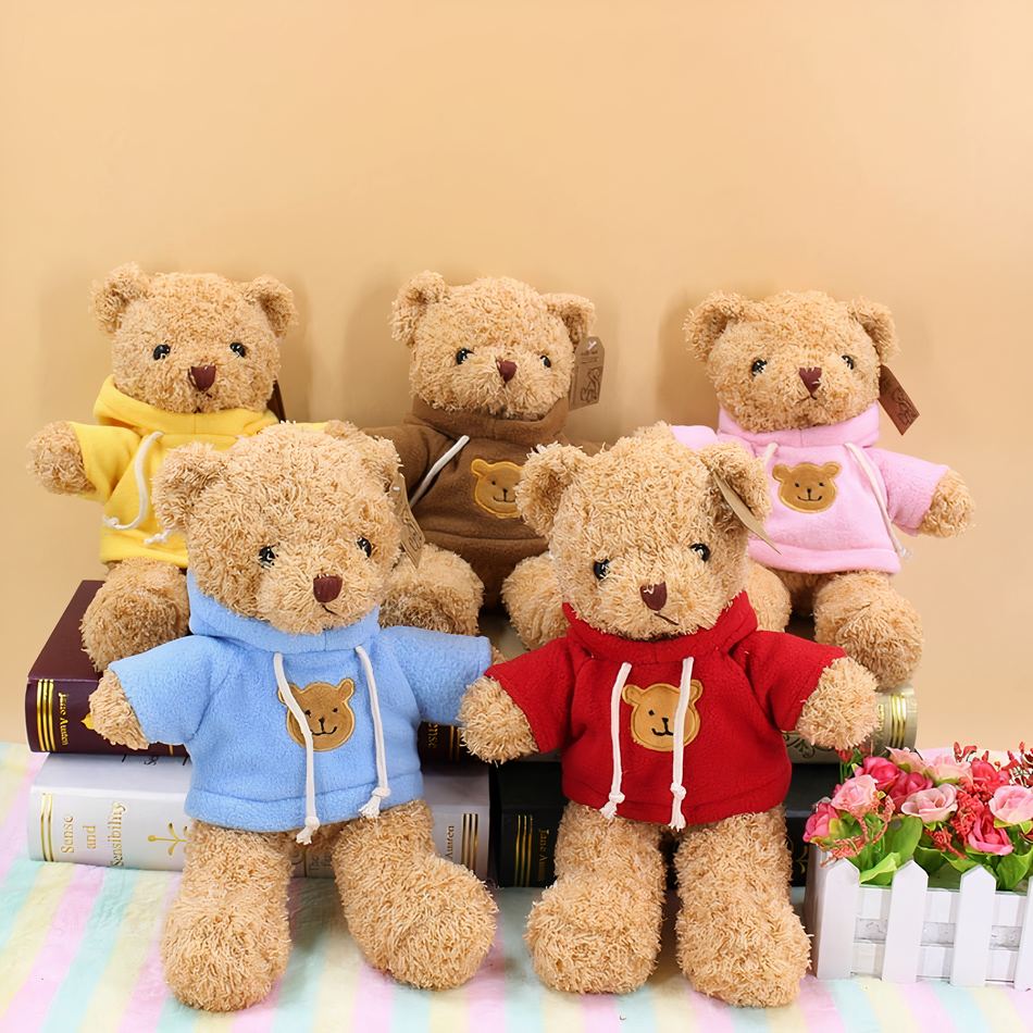 Teddybär Mit Blauem Pullover