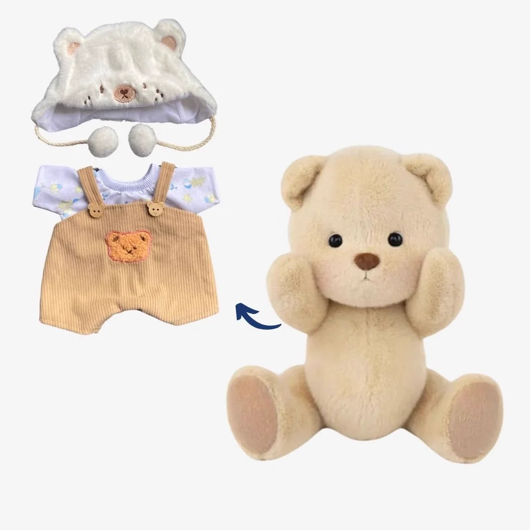 Teddybär Mit Brauner Latzhose