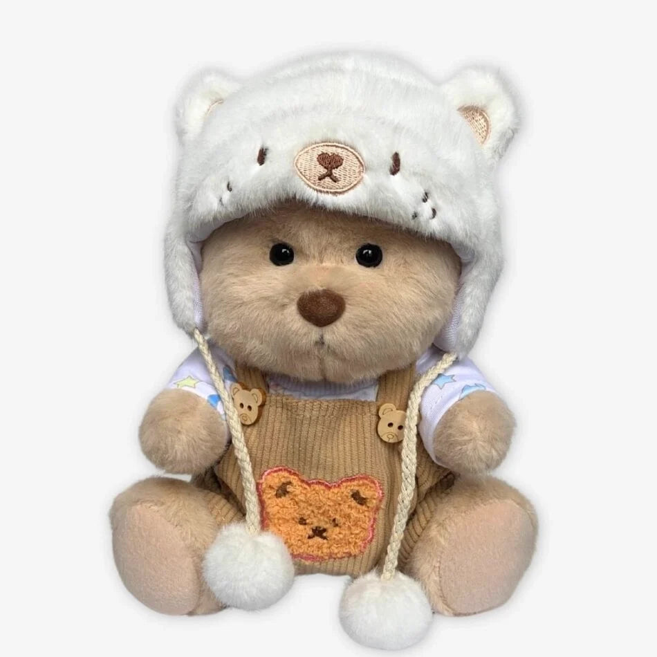 Teddybär Mit Brauner Latzhose Teddybär Brauner Bär