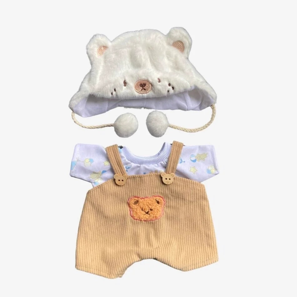 Teddybär Mit Brauner Latzhose Teddybär Nur Kostüm