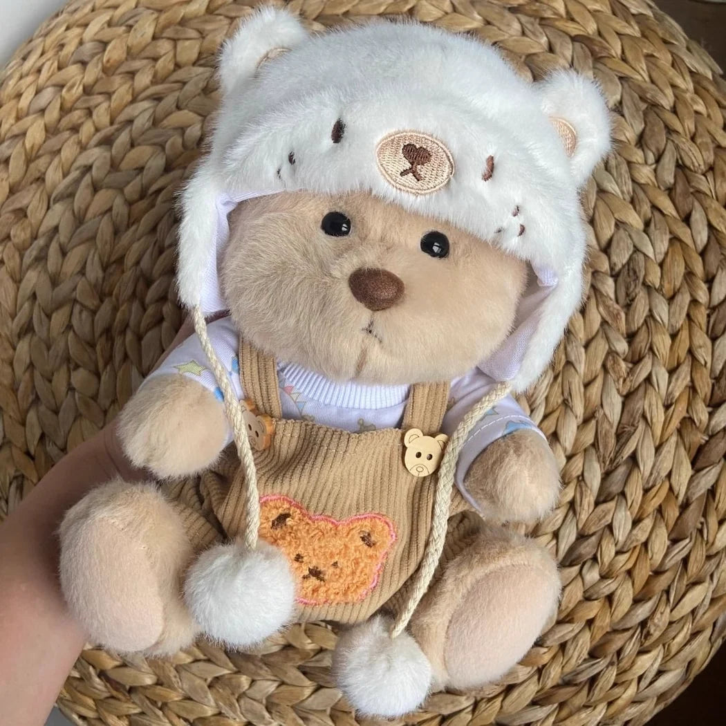 Teddybär Mit Brauner Latzhose