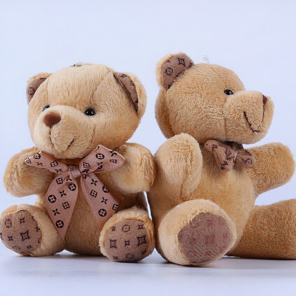 Teddybär Schlüsselanhänger Braun