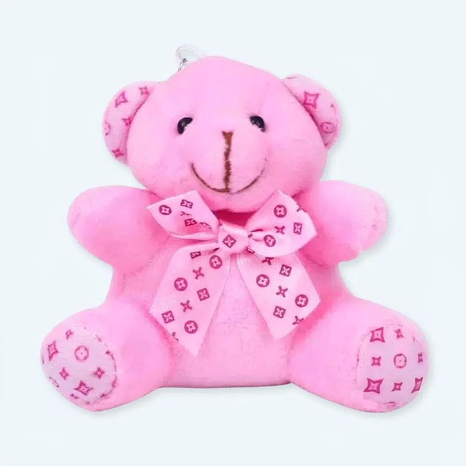 Teddybär Schlüsselanhänger Rosa