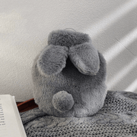 Wärmflasche Hase Kuscheltier Lila 300ml