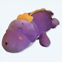 Weiches Dino Plüschtier In Violett 100 cm