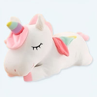 Weiches Einhorn Stofftier In Weiß 100 cm