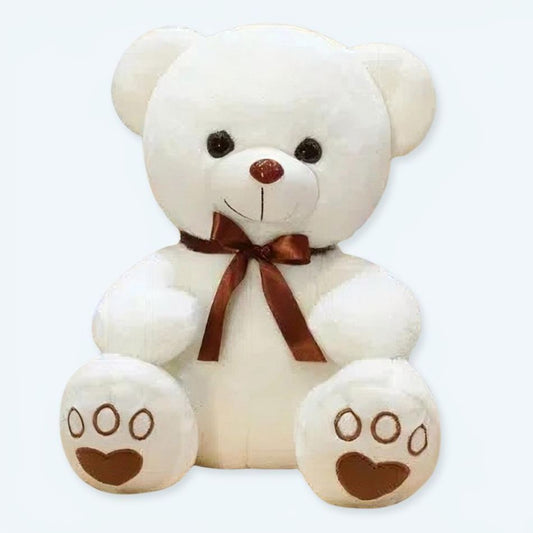Weißer Teddybär Als Kuschelfreund 60 cm