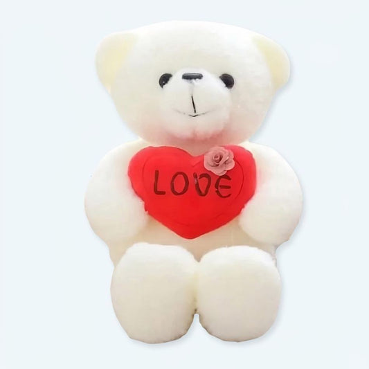Weißer Teddybär Als Romantisches Geschenk 60 cm