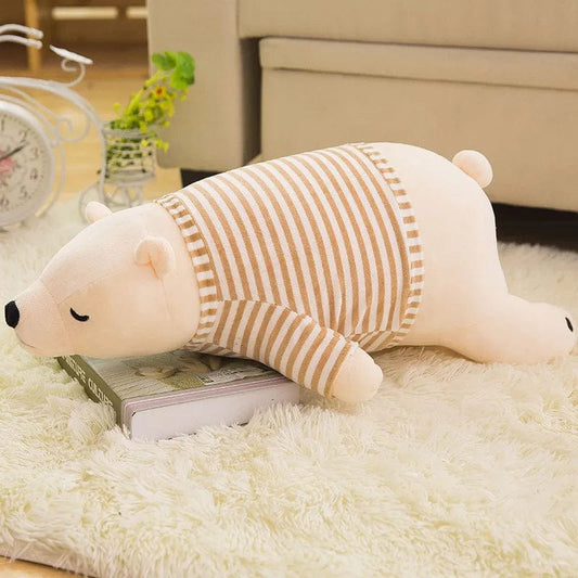 Weißer Teddybär Groß Mit Pullover 90 cm