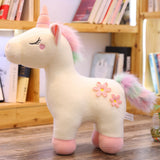 Weißes Einhorn Plüschtier Weiß 70 cm
