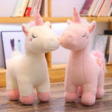 Weißes Einhorn Plüschtier
