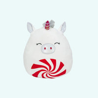 Weißes Einhorn Stofftier Mit Regenbogenhorn