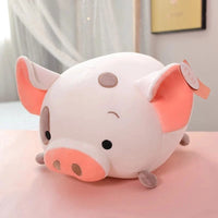 Weißes Schwein Kuscheltier 35 cm