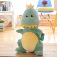 Witziges Dino Kuscheltier In Grün 40 cm Grün