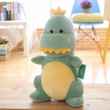 Witziges Dino Kuscheltier In Grün 40 cm Grün
