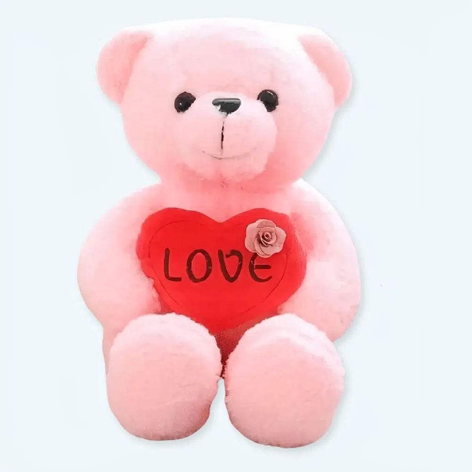 Zarter Teddybär In Rosa 60 cm